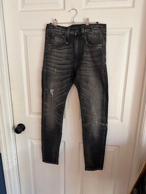 R13 Drop Women’s Washed Black Jeans Sz 29.  Box39